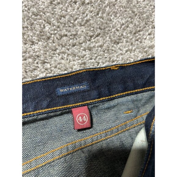 Agave Waterman Relaxed Straight Denim Jeans Men's Sz 44 Made In USA - Picture 8 of 13